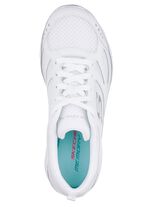 SKECHERS, sportieve damessneakers, met nappalederen afwerking 